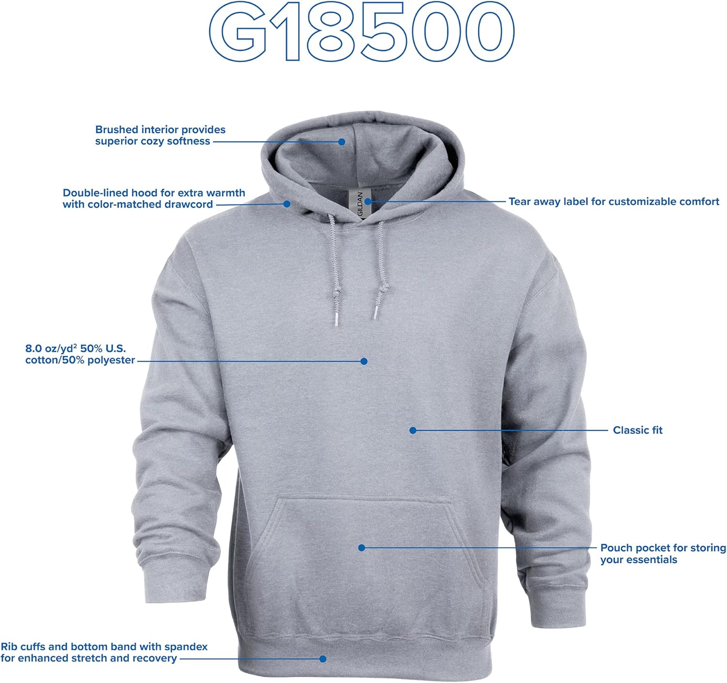 Men's Cozy Fleece Hooded Sweatshirt - Ultimate Comfort and Style