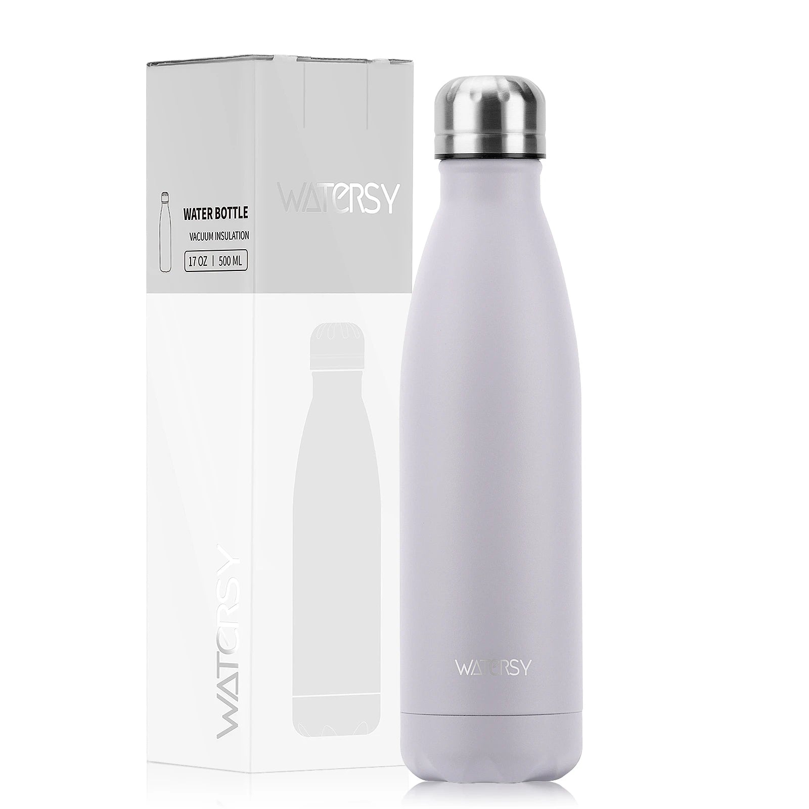 500Ml Stainless Steel Water Bottle Insulated Vacuum Flask Double Wall Thermal Cup Keep Cold Hot Sports Kettle Gift for Friends