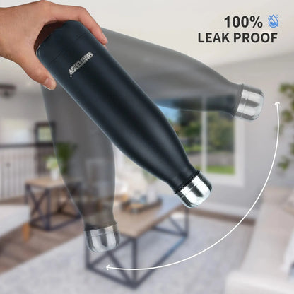 500Ml Stainless Steel Water Bottle Insulated Vacuum Flask Double Wall Thermal Cup Keep Cold Hot Sports Kettle Gift for Friends