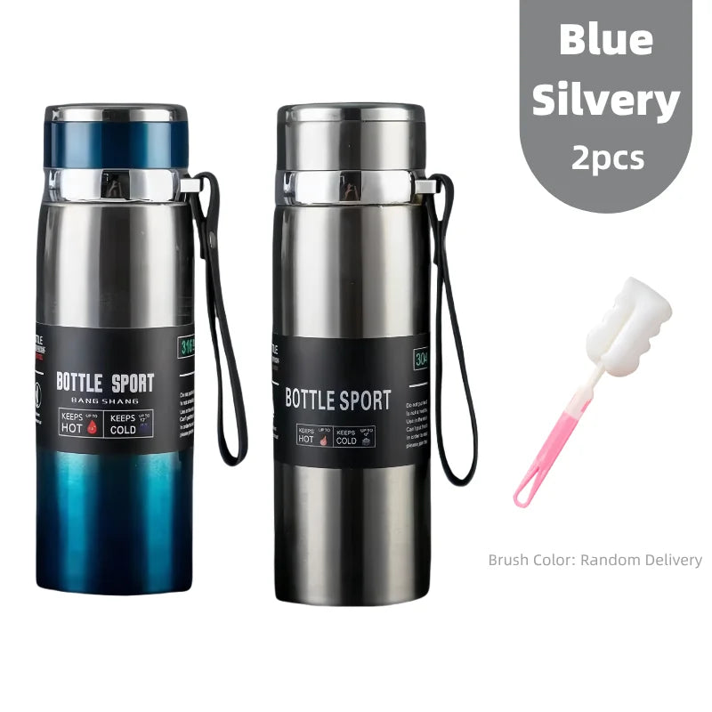 1L Thermal Water Bottle Keep Cold and Hot Water Bottle Thermos for Water Tea Coffee Vacuum Flasks Stainless Steel Thermos Bottle