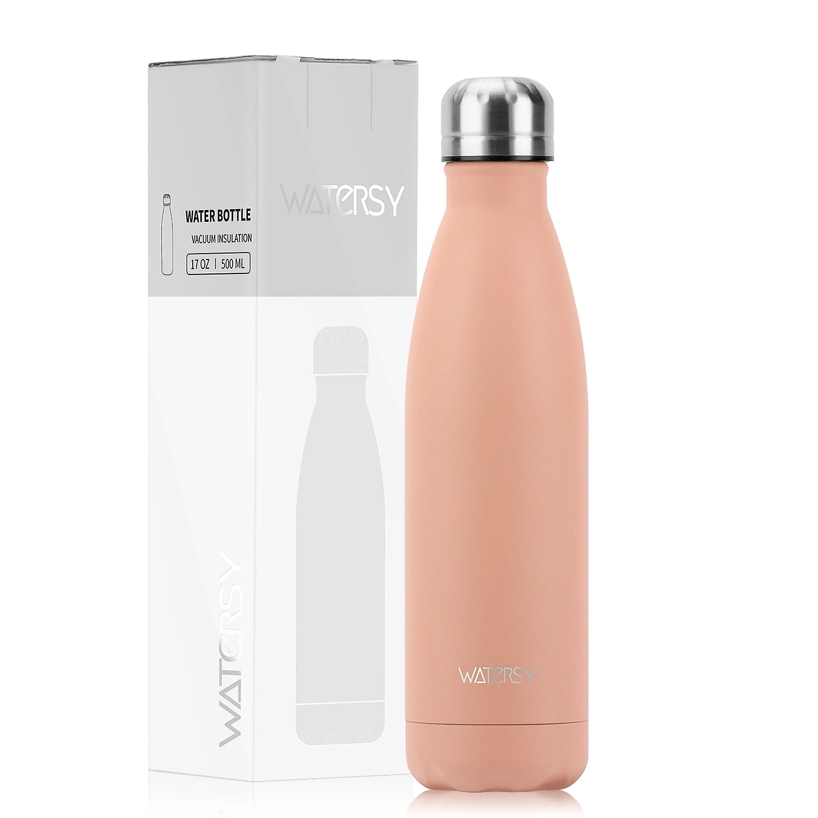 500Ml Stainless Steel Water Bottle Insulated Vacuum Flask Double Wall Thermal Cup Keep Cold Hot Sports Kettle Gift for Friends