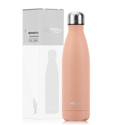 500Ml Stainless Steel Water Bottle Insulated Vacuum Flask Double Wall Thermal Cup Keep Cold Hot Sports Kettle Gift for Friends