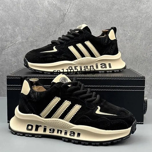 Discover the Ultimate Comfort with Trendy Brand Men's Versatile Casual Sneakers - Soft, Anti-Slip, and Wear-Resistant!