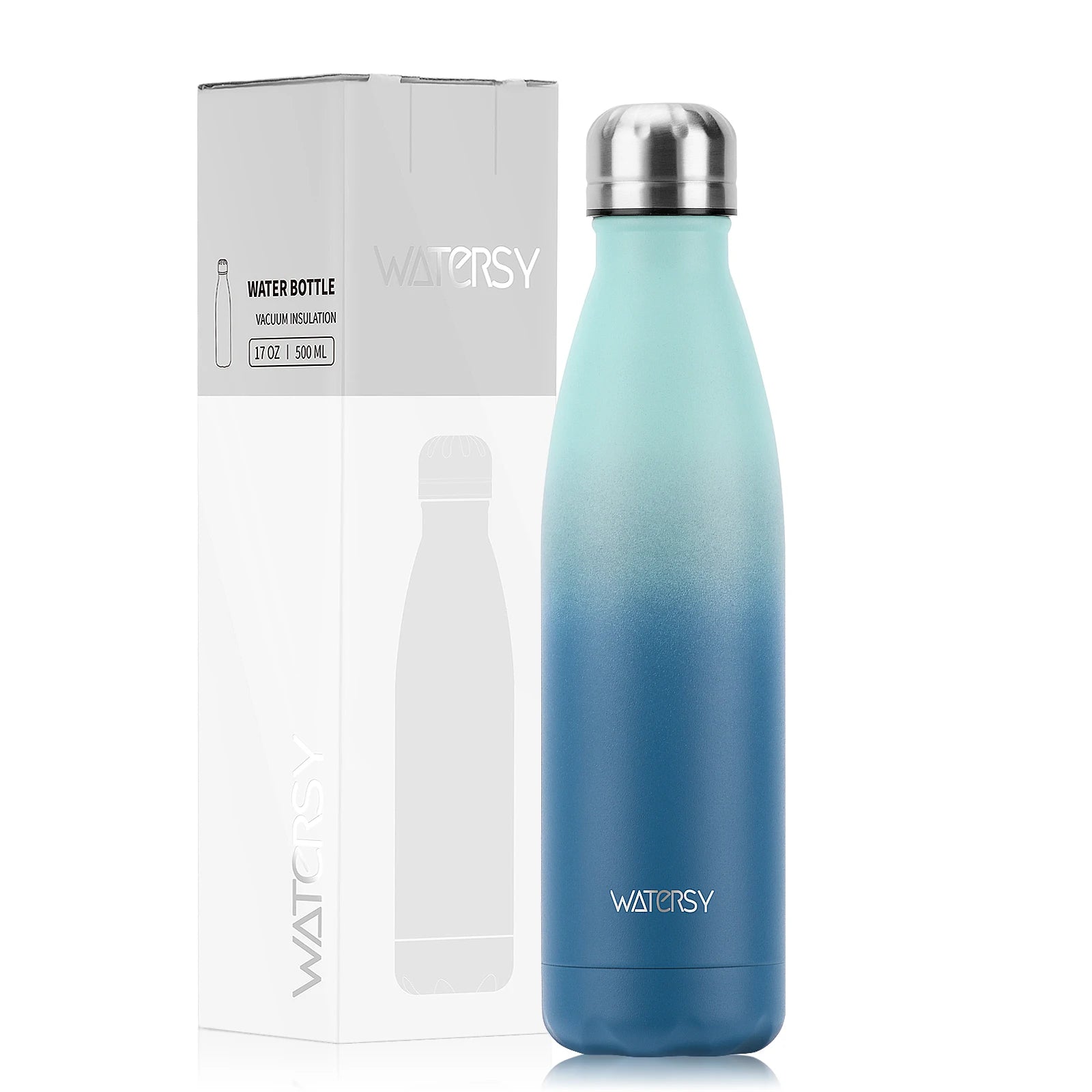 500Ml Stainless Steel Water Bottle Insulated Vacuum Flask Double Wall Thermal Cup Keep Cold Hot Sports Kettle Gift for Friends