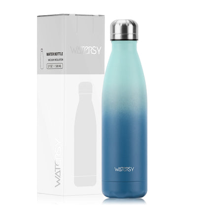 500Ml Stainless Steel Water Bottle Insulated Vacuum Flask Double Wall Thermal Cup Keep Cold Hot Sports Kettle Gift for Friends