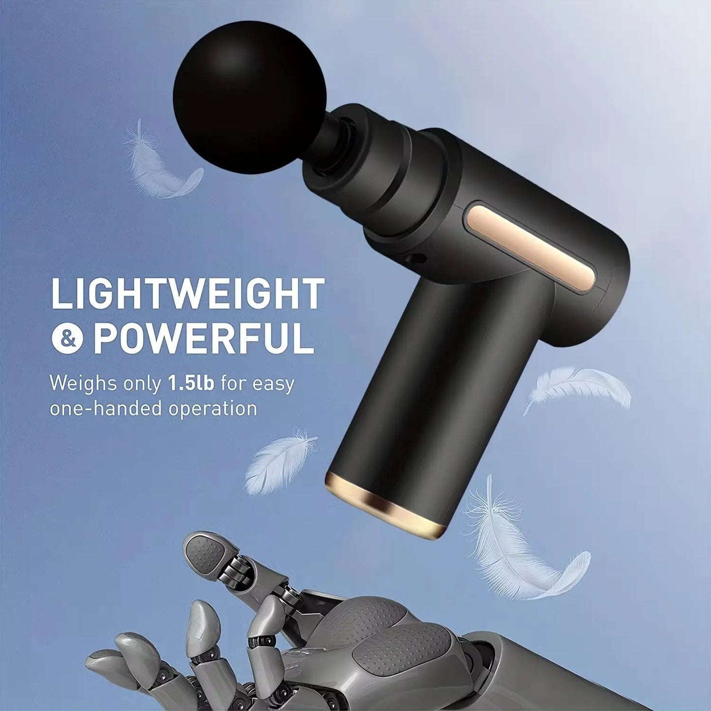 Ultimate Electric Percussion Massage Gun for Deep Tissue Relief - Perfect for Neck, Back, and Shoulder Muscle Relaxation
