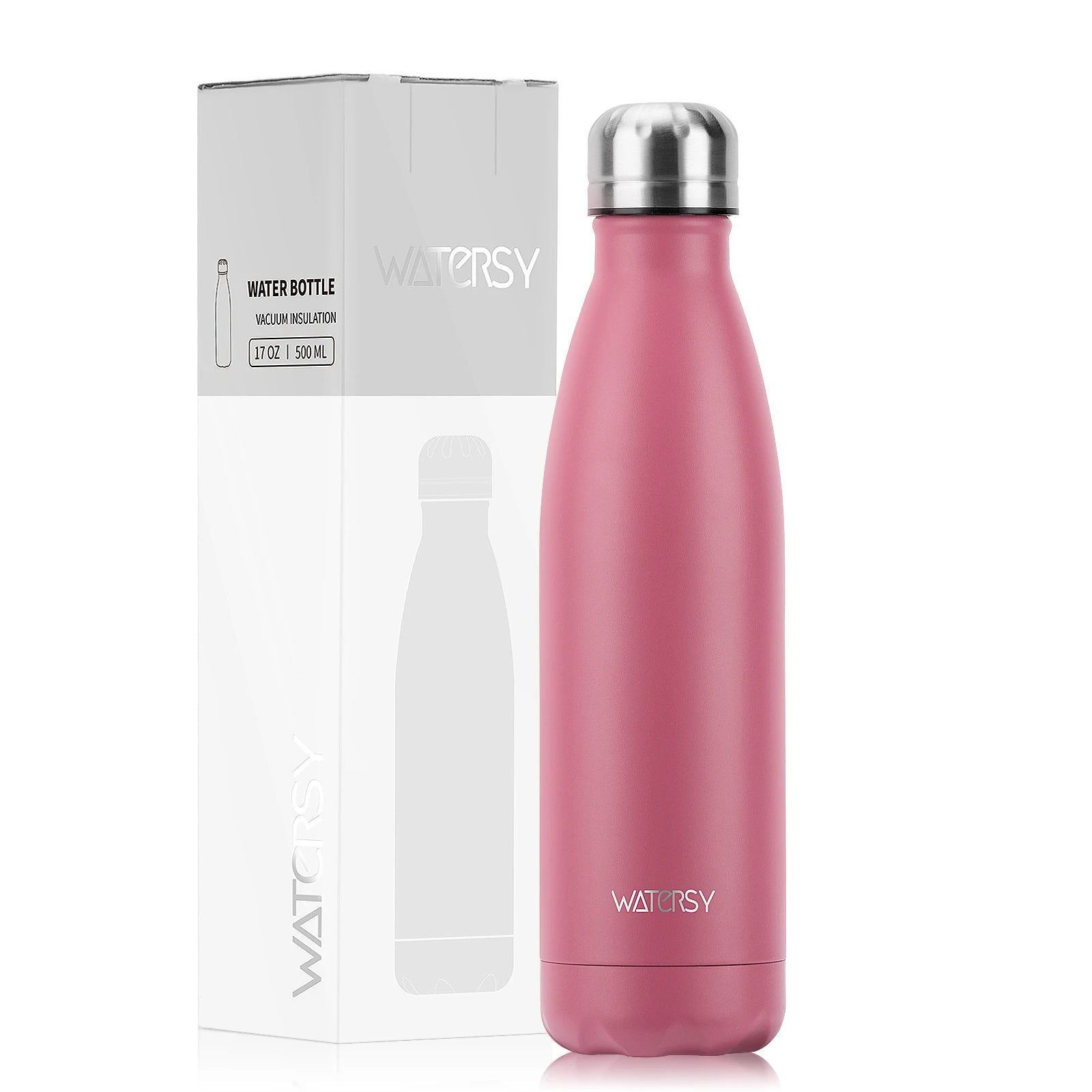 500Ml Stainless Steel Water Bottle Insulated Vacuum Flask Double Wall Thermal Cup Keep Cold Hot Sports Kettle Gift for Friends