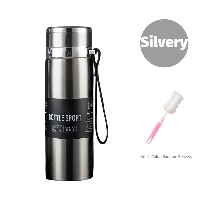 1L Thermal Water Bottle Keep Cold and Hot Water Bottle Thermos for Water Tea Coffee Vacuum Flasks Stainless Steel Thermos Bottle