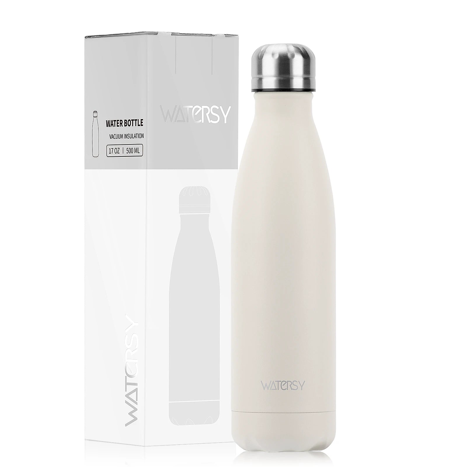 500Ml Stainless Steel Water Bottle Insulated Vacuum Flask Double Wall Thermal Cup Keep Cold Hot Sports Kettle Gift for Friends