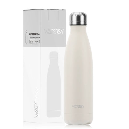 500Ml Stainless Steel Water Bottle Insulated Vacuum Flask Double Wall Thermal Cup Keep Cold Hot Sports Kettle Gift for Friends