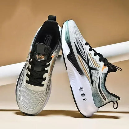 Elevate Your Comfort with Lightweight Lace-Up Men's Running & Walking Sneakers - Breathable & Stylish Tennis Shoes