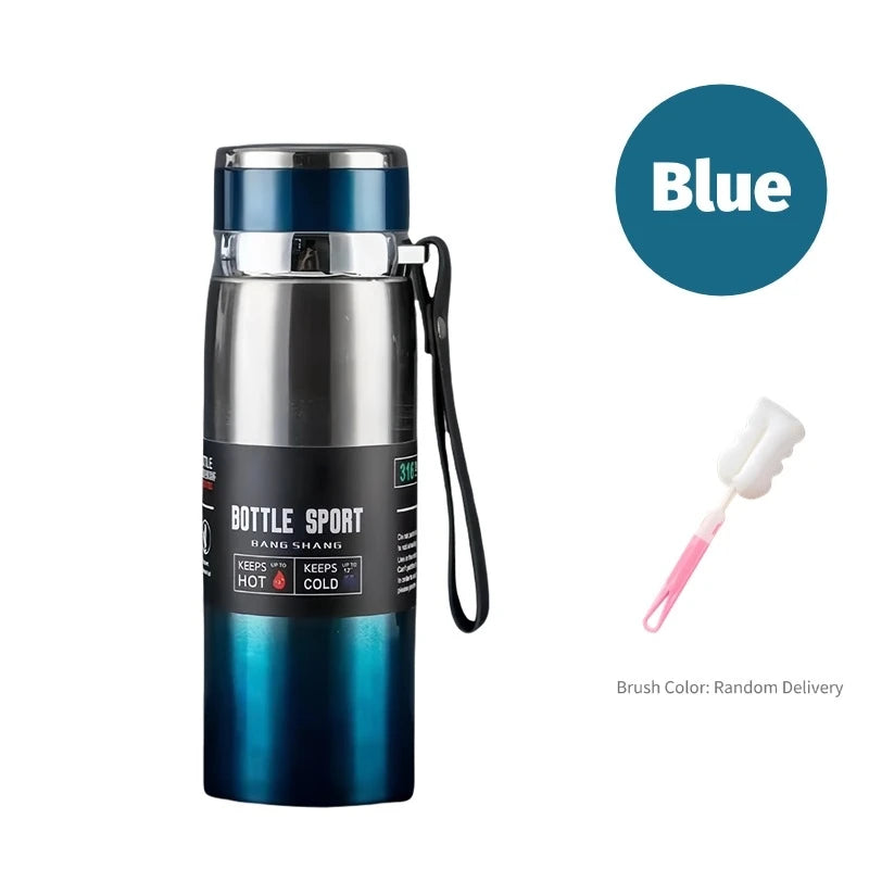 1L Thermal Water Bottle Keep Cold and Hot Water Bottle Thermos for Water Tea Coffee Vacuum Flasks Stainless Steel Thermos Bottle