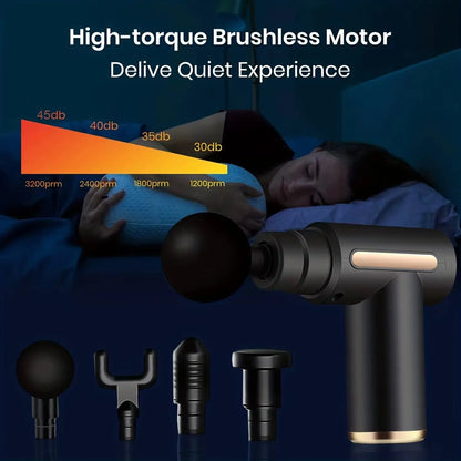 Ultimate Electric Percussion Massage Gun for Deep Tissue Relief - Perfect for Neck, Back, and Shoulder Muscle Relaxation