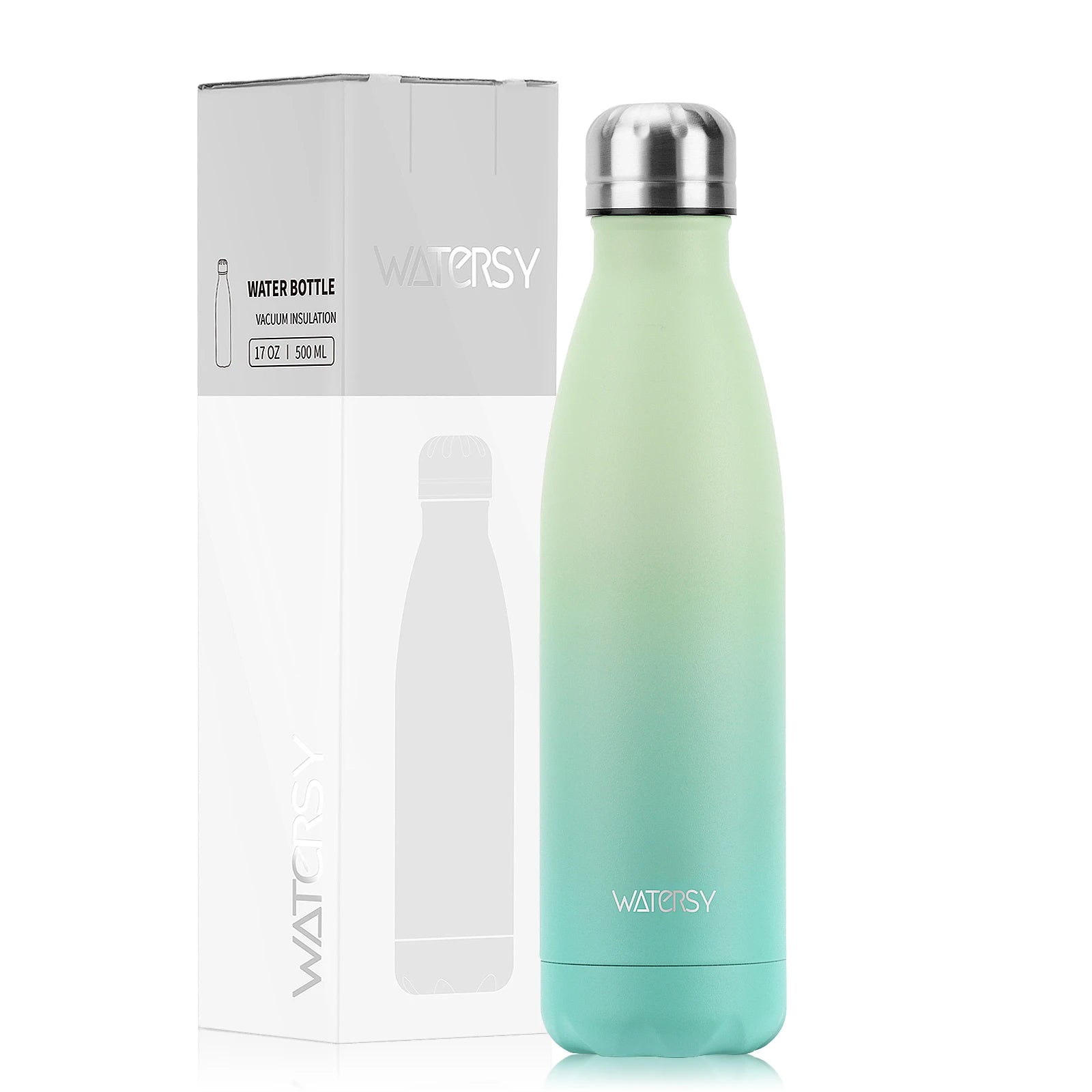 500Ml Stainless Steel Water Bottle Insulated Vacuum Flask Double Wall Thermal Cup Keep Cold Hot Sports Kettle Gift for Friends