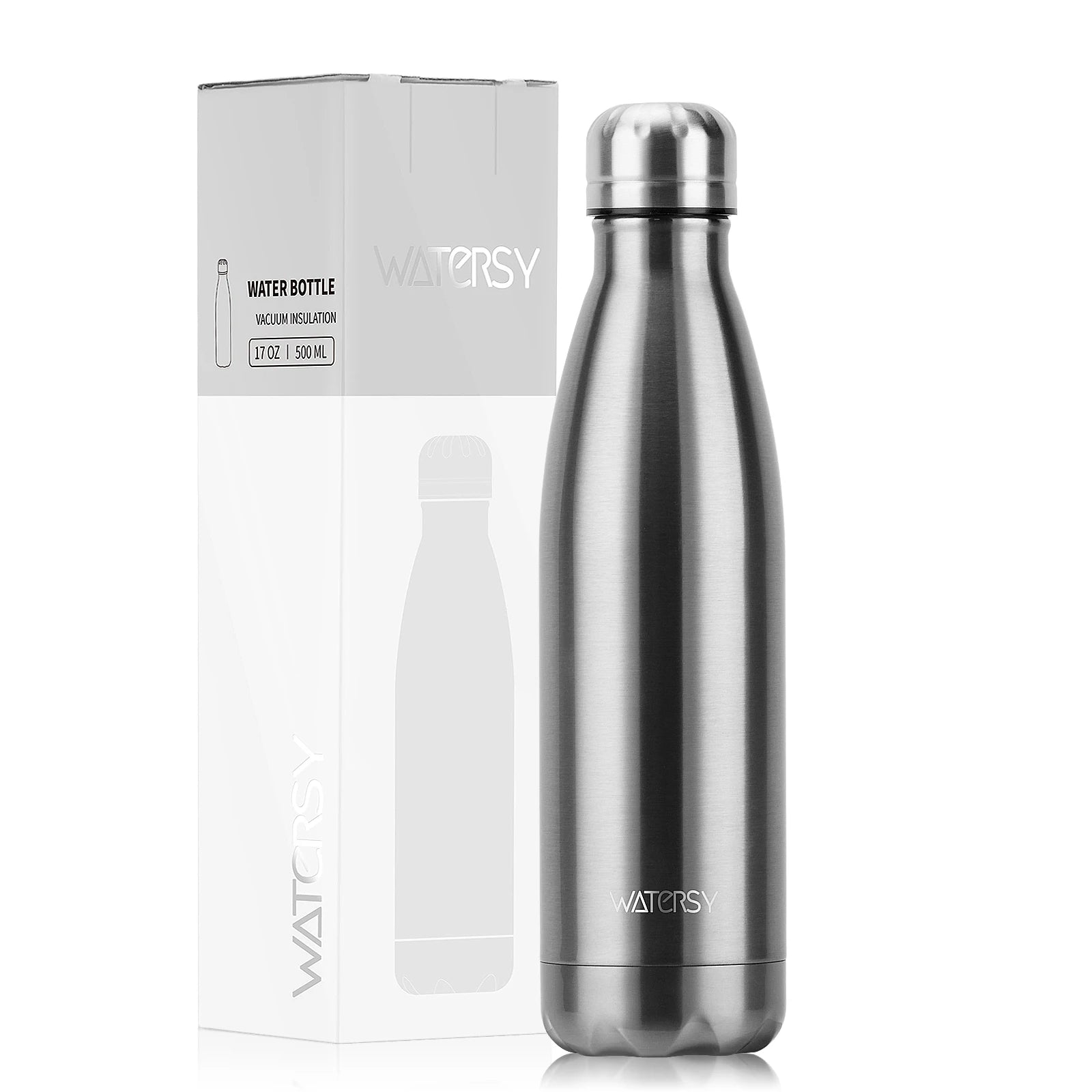 500Ml Stainless Steel Water Bottle Insulated Vacuum Flask Double Wall Thermal Cup Keep Cold Hot Sports Kettle Gift for Friends