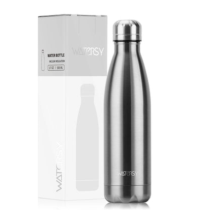500Ml Stainless Steel Water Bottle Insulated Vacuum Flask Double Wall Thermal Cup Keep Cold Hot Sports Kettle Gift for Friends