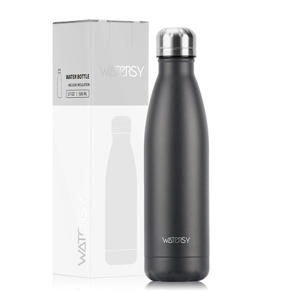 500Ml Stainless Steel Water Bottle Insulated Vacuum Flask Double Wall Thermal Cup Keep Cold Hot Sports Kettle Gift for Friends
