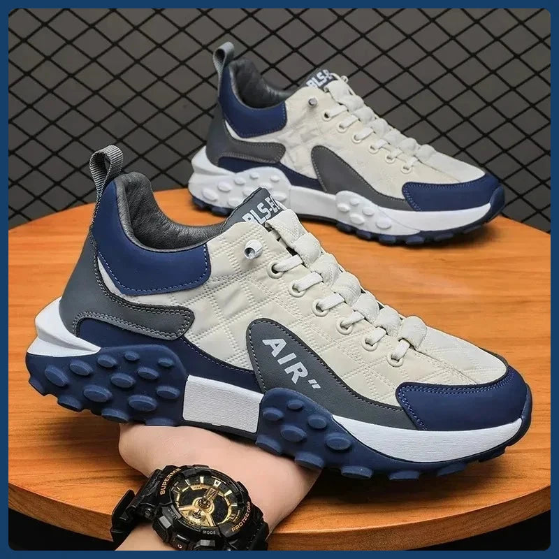 2025 Men's Casual Platform Sneakers - Stylish & Comfortable Plus Size 43-44