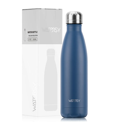 500Ml Stainless Steel Water Bottle Insulated Vacuum Flask Double Wall Thermal Cup Keep Cold Hot Sports Kettle Gift for Friends