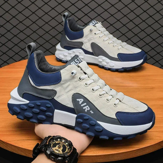 2025 Men's Casual Platform Sneakers - Stylish & Comfortable Plus Size 43-44