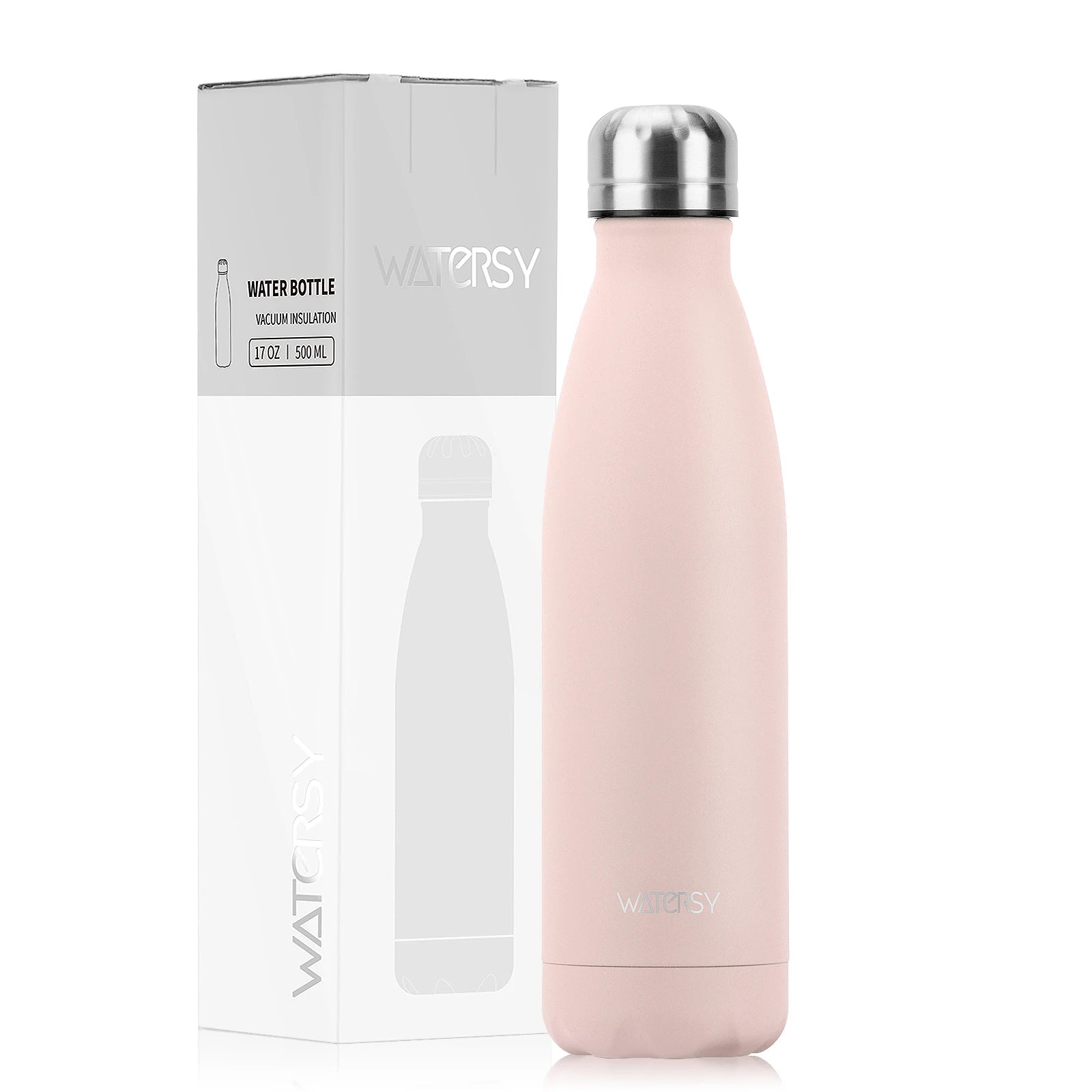 500Ml Stainless Steel Water Bottle Insulated Vacuum Flask Double Wall Thermal Cup Keep Cold Hot Sports Kettle Gift for Friends