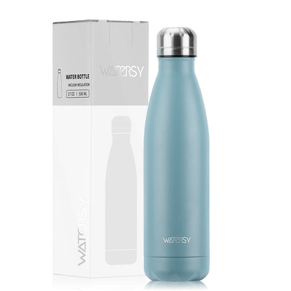 500Ml Stainless Steel Water Bottle Insulated Vacuum Flask Double Wall Thermal Cup Keep Cold Hot Sports Kettle Gift for Friends