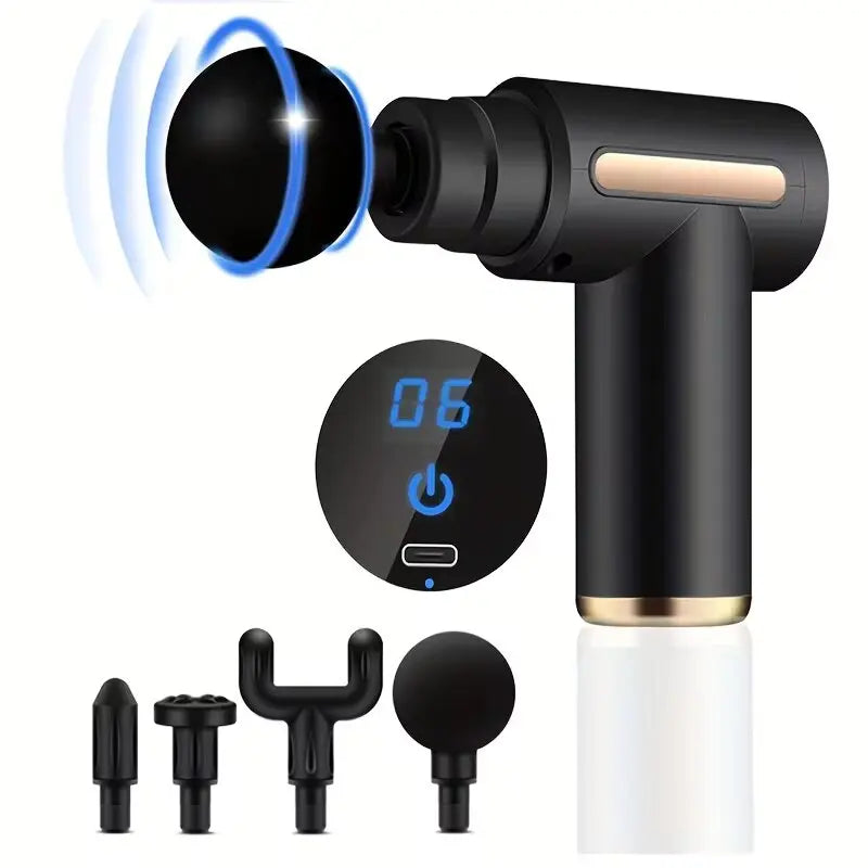 Ultimate Electric Percussion Massage Gun for Deep Tissue Relief - Perfect for Neck, Back, and Shoulder Muscle Relaxation