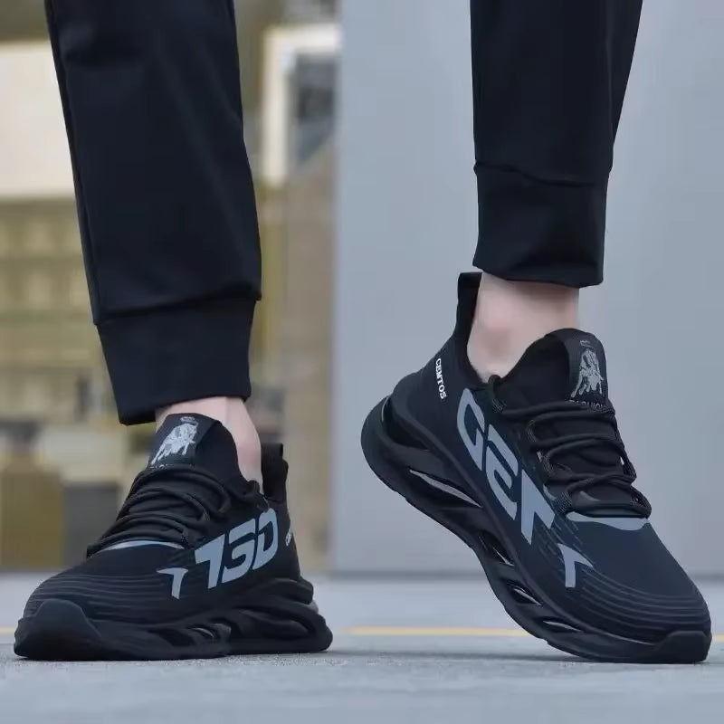Autumn Lightweight Anti-Odor Men'S Shoes Breathable Mesh Sneakers Comfortable Fashionable Versatile Shoes Men'S Casual Shoes